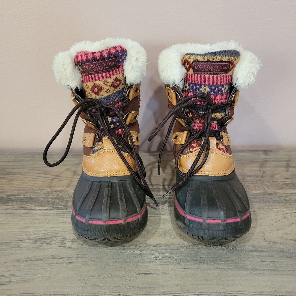 London Fog Kids' Snow Boots- Size 12
